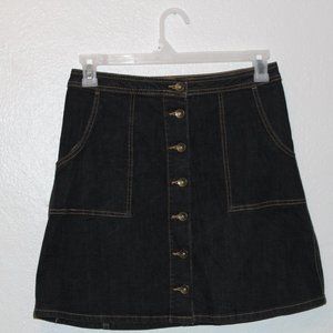 B1G1 Free - Bass Black Jean Skirt - Size 6 - NWOT